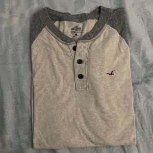 Good condition Hollister Henley t shirt
